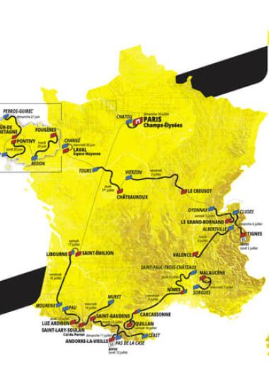 Carte TDF
